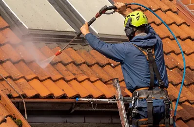 Démoussage et hydrofuge de toiture à Liniez